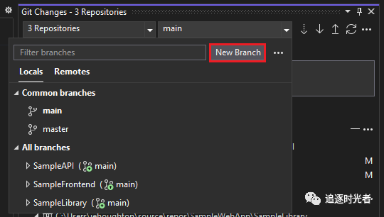 Visual Studio 2022 Git多存储库管理