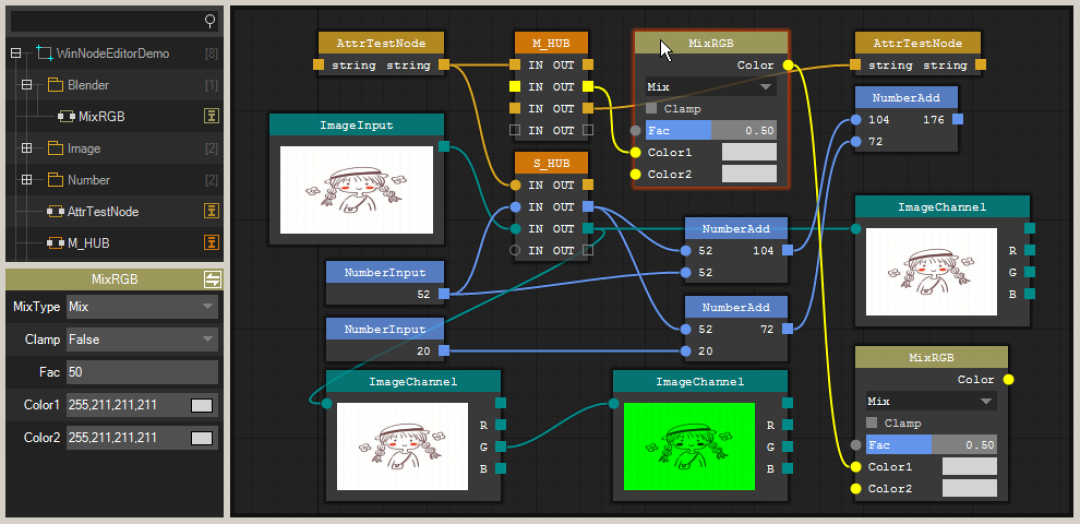 开源的 .NET 轻量级且功能强大的节点编辑器STNodeEditor