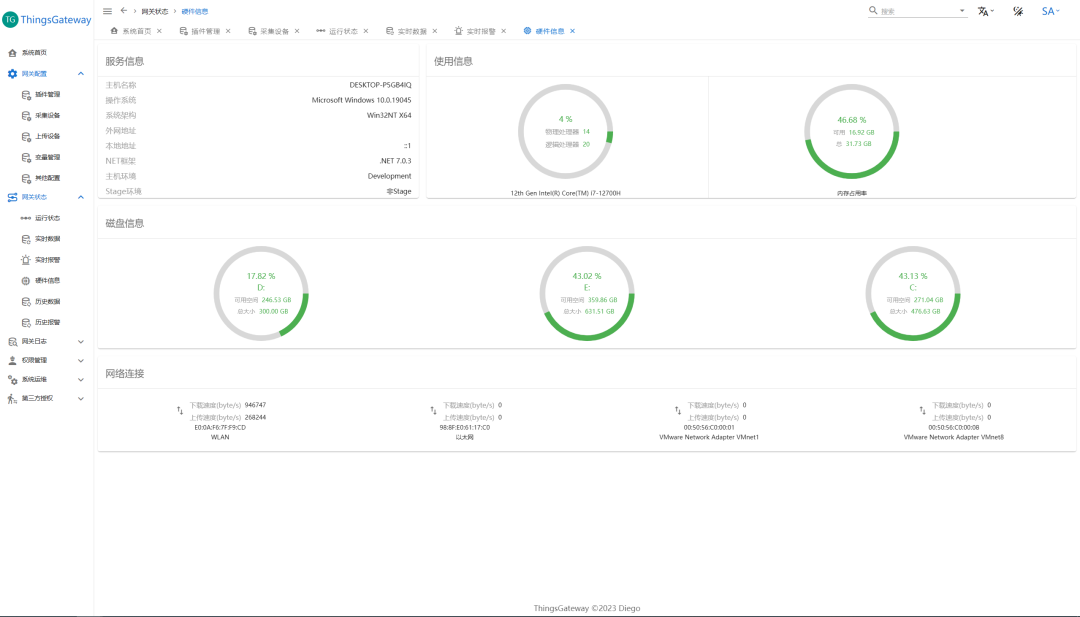 一款.NET 跨平台边缘采集网关