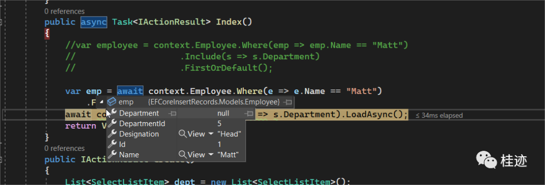 Entity Framework Core 读取数据