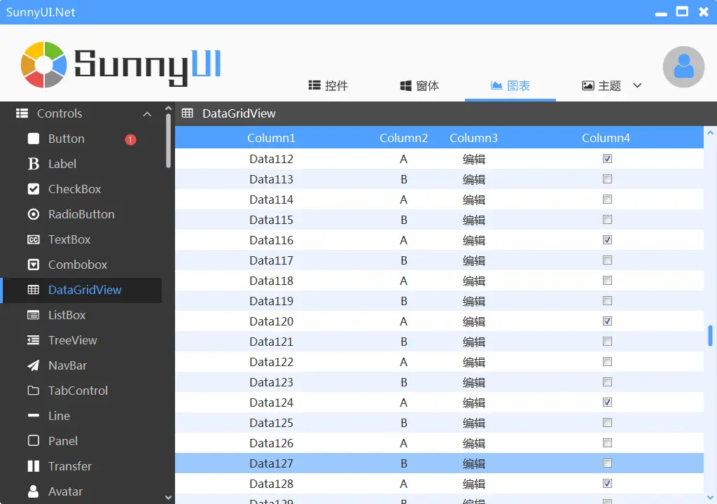 null 基于.Net 4.0+、.Net 6 的WinForm 开源控件库SunnyUI.Net