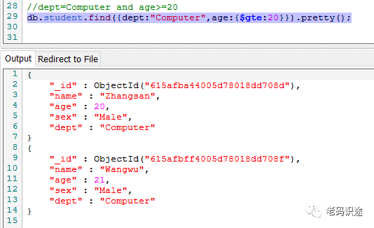 MongoDB系列文章之进阶查询