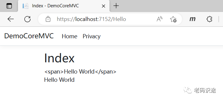 ASP.NET Core MVC 从入门到精通之Razor语法