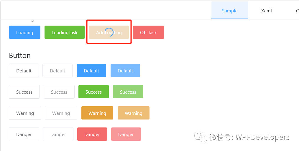 WPF 如何在基础控件上显示 Loading 等待动画