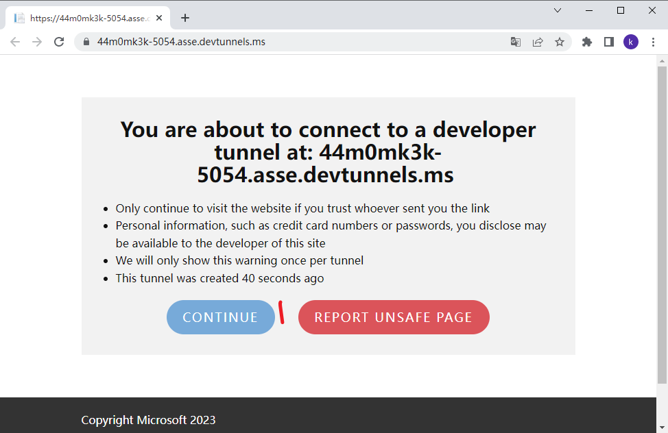 Visual Studio WebHook 隧道功能展示