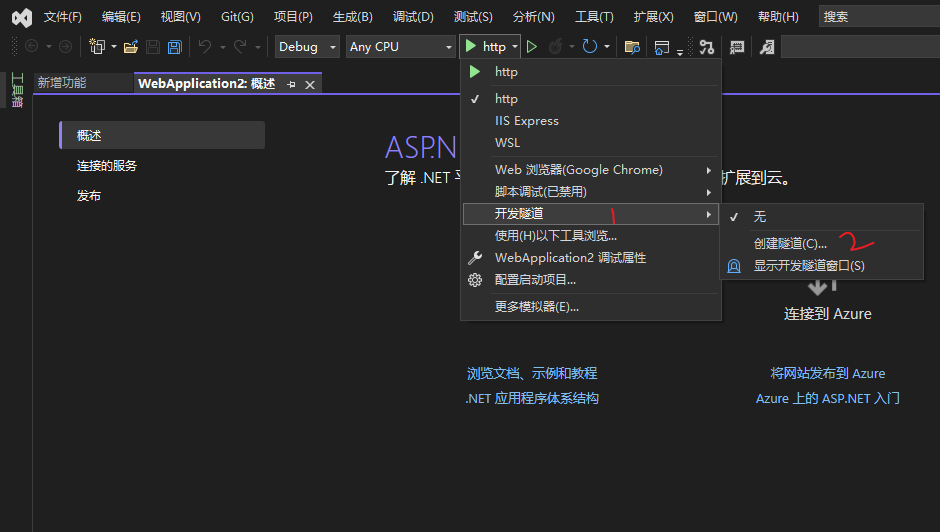 Visual Studio WebHook 隧道功能展示