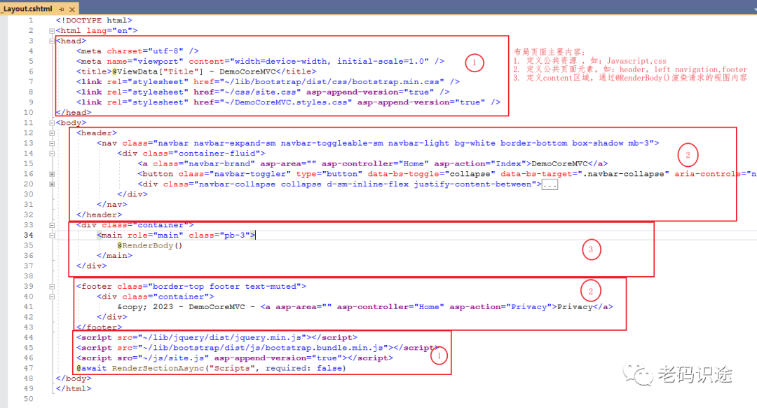 ASP.NET Core MVC 从入门到精通之布局