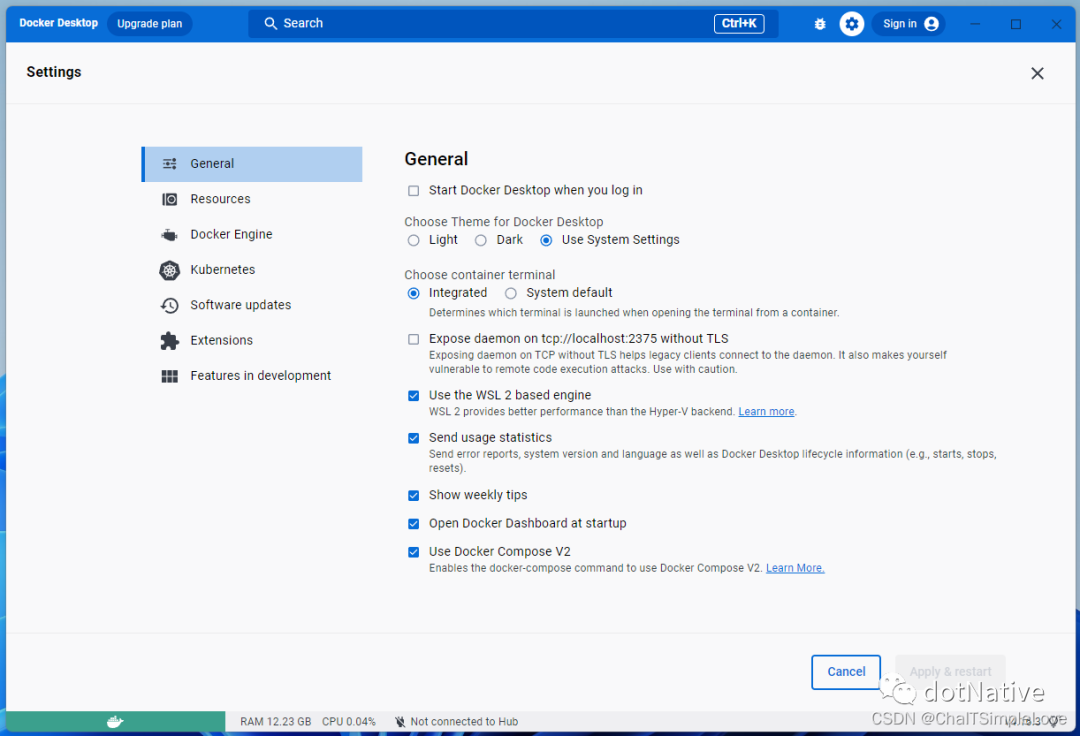 Windows 11 安装 Docker Desktop