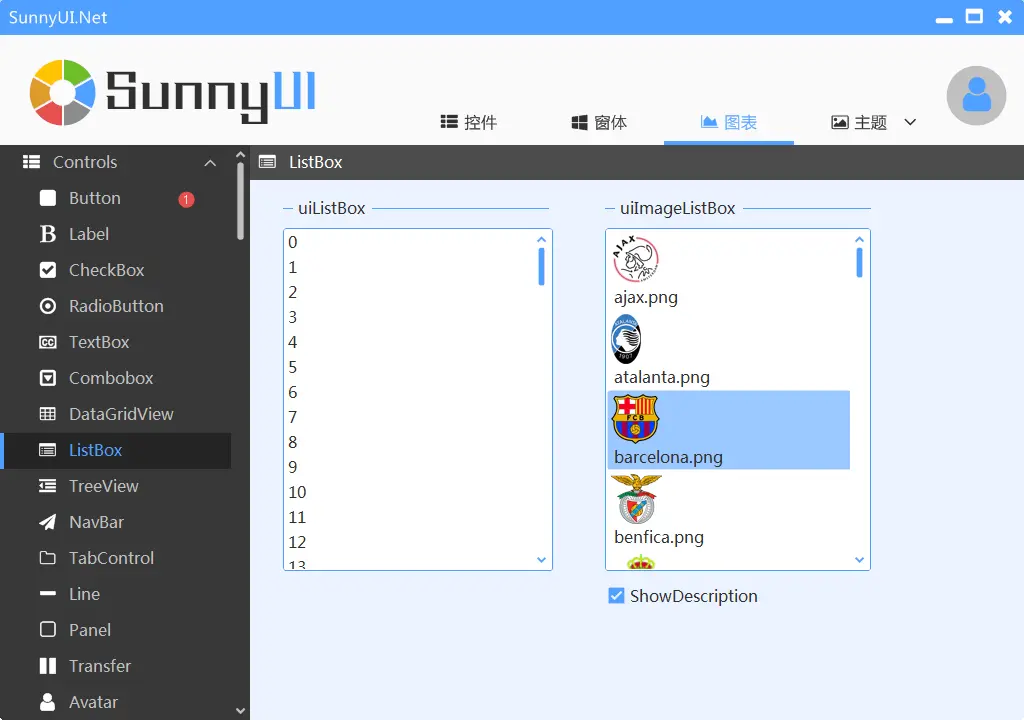 null 基于.Net 4.0+、.Net 6 的WinForm 开源控件库SunnyUI.Net