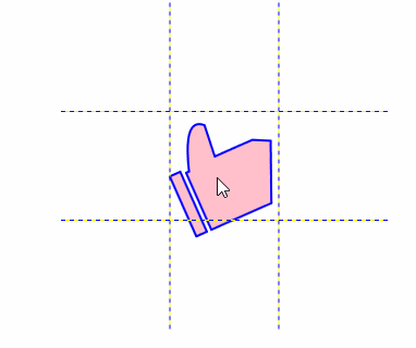 WPF 使用动画绘制一个点赞大拇指
