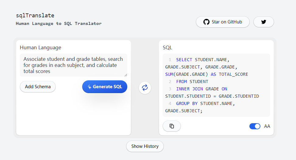 让ChatGPT帮我写SQL