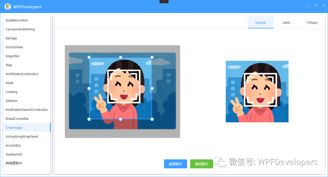 WPF 实现裁剪图像