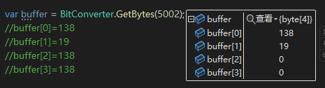 C#中BitConverter.ToUInt16、BitConverter.ToUInt32原理与用法详解