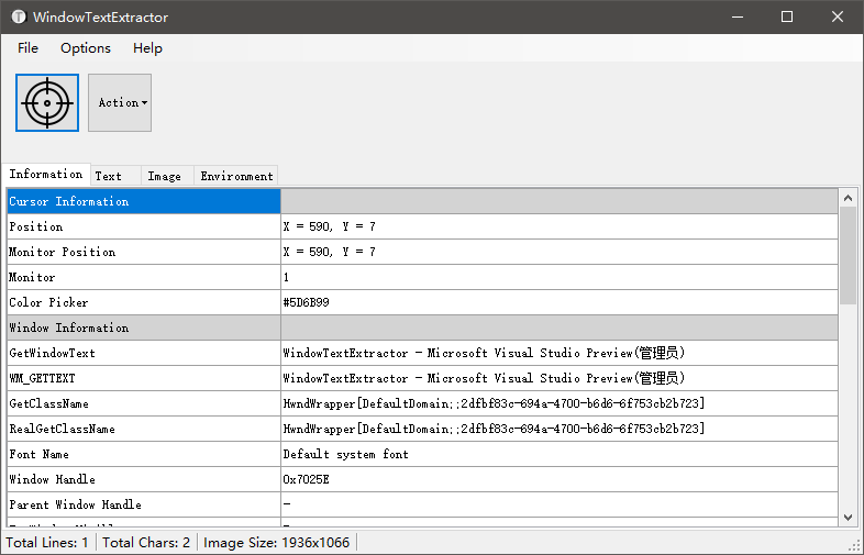 一款C#开发的窗口文本提取开源软件WindowTextExtractor