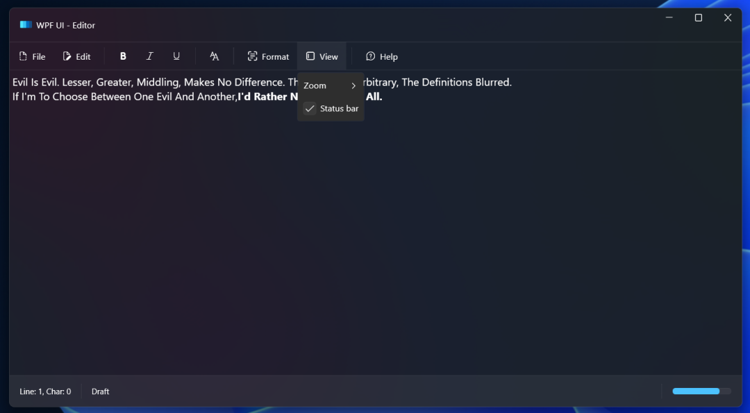 null WPF UI - 现代化设计的开源 WPF 框架