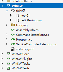 一个可将执行文件打包成Windows服务的.Net开源工具winsw