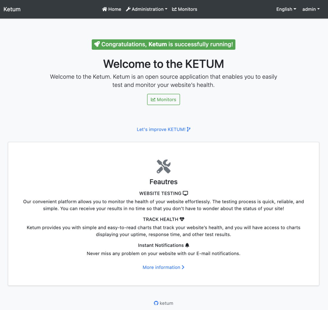 null 基于 ABP 和 Blazor 开发的开源 WebAPI 监控Ketum