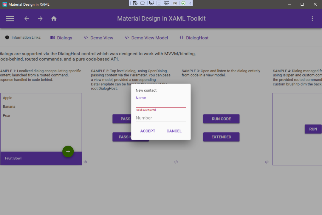 适合Windows桌面、Material Design设计风格、WPF美观控件库MaterialDesignInXamlToolkit