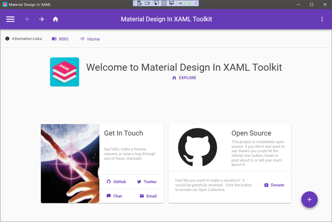 适合Windows桌面、Material Design设计风格、WPF美观控件库MaterialDesignInXamlToolkit