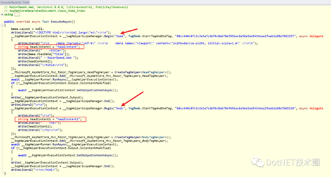 .Net 472&6.0 Razor编译时的小差异