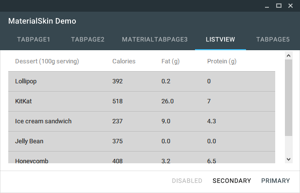 一个支持WinForms换肤的开源组件MaterialSkin