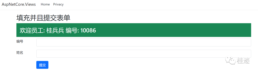 ASP.NET Core Actions