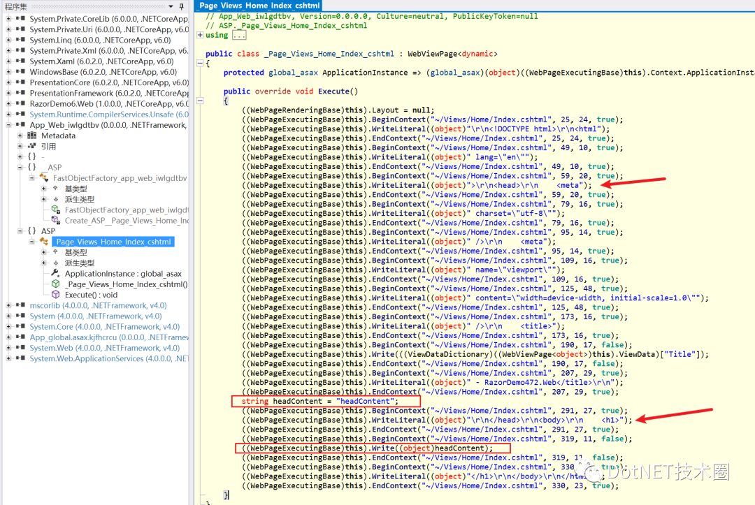 .Net 472&6.0 Razor编译时的小差异