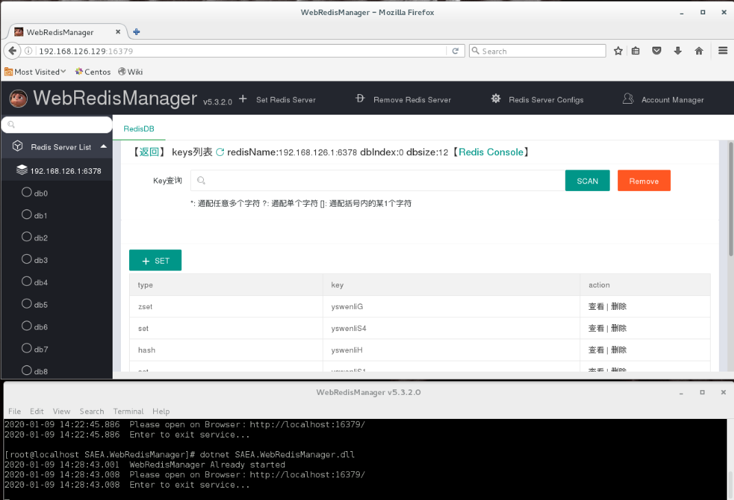 一个.NET开发的Web版Redis管理工具WebRedisManager