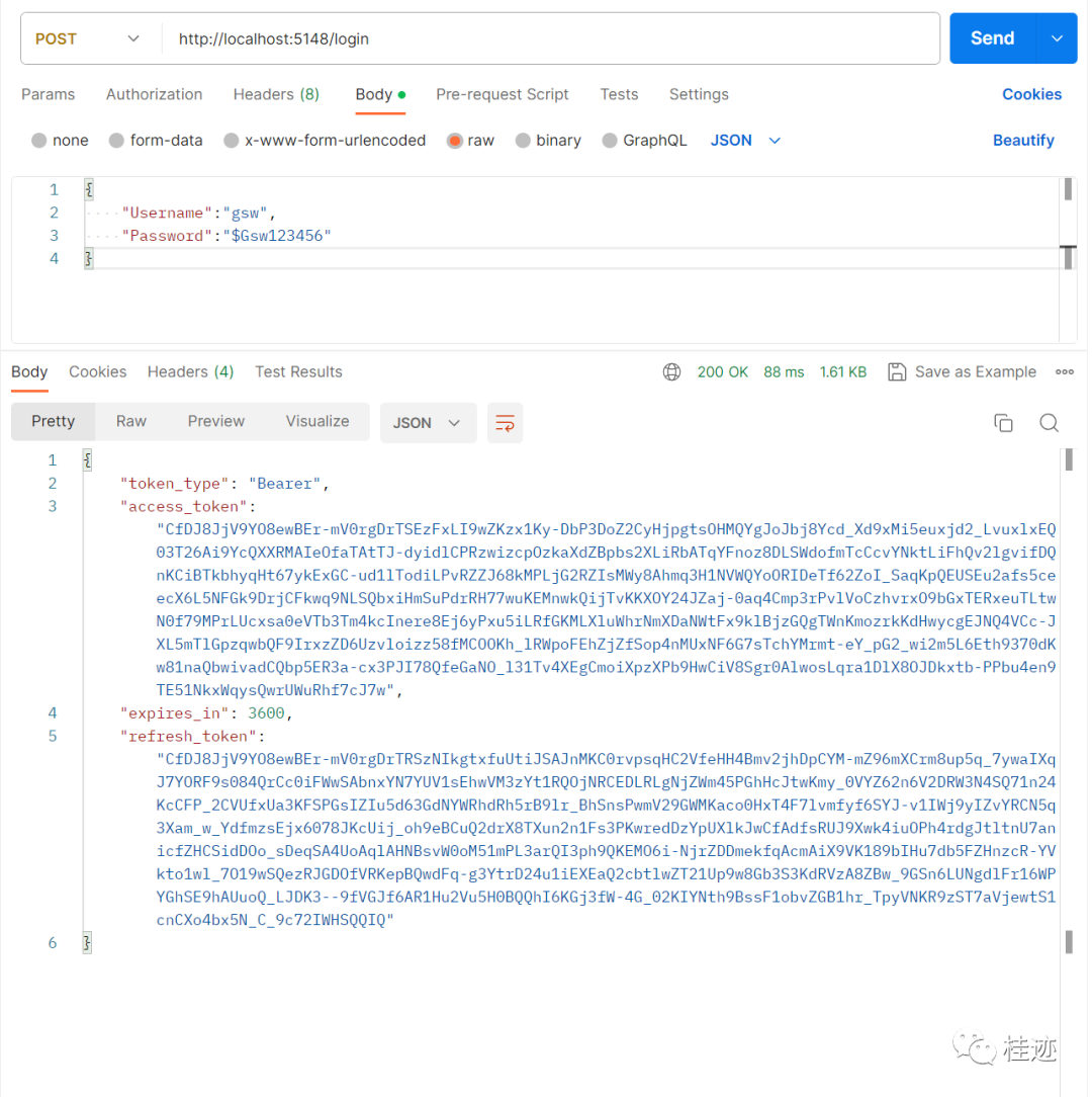 .NET 在API中使用Identity