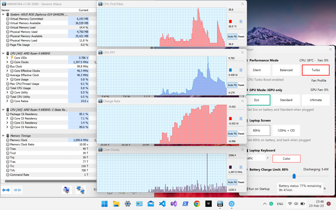 使用 .NET 7 开发的 ASUS 笔记本控制中心g-helper