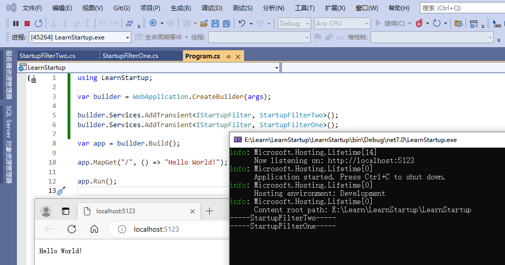 asp.net core入门之Startup